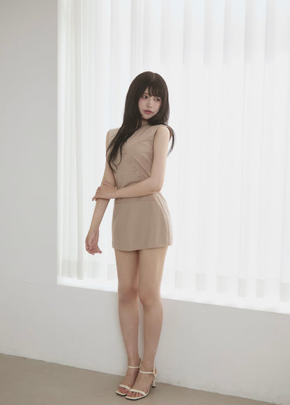 ラップデザインミニワンピース